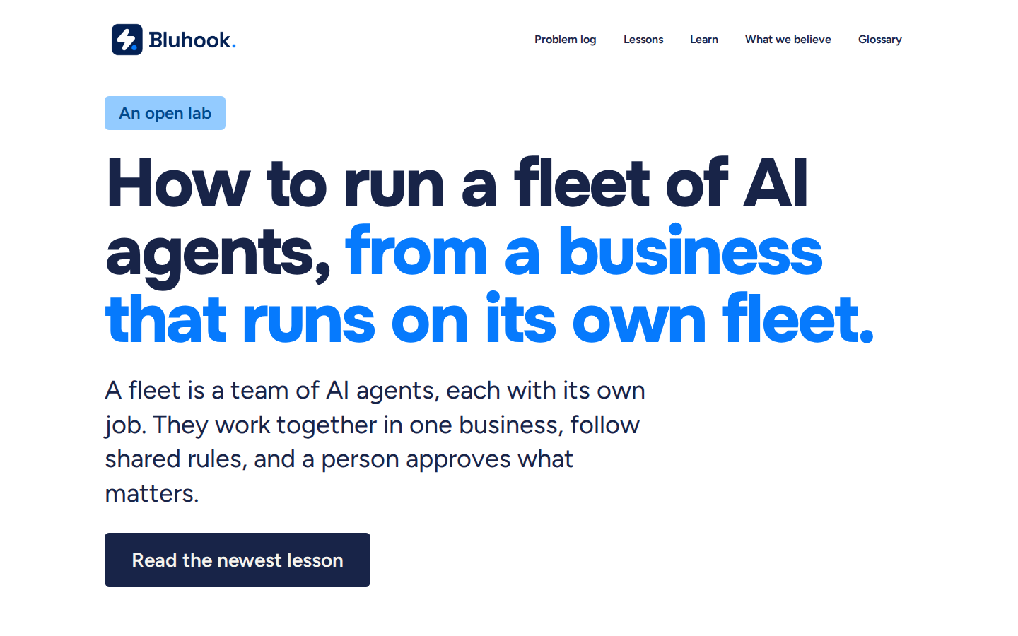 Bluhook Home page